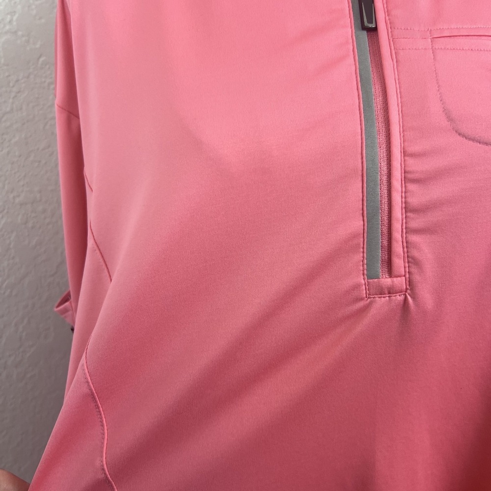 Jamie Sadock Top Womens XXL Pink Mesh Sleeve Golf Pickleball Performance Outdoor - Picture 3 of 10